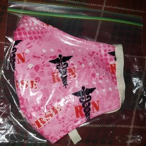 RN Nurse Handmade Face Mask